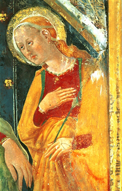 Madonna della Misericordia, San Michele arcangelo, Santa Caterina  d`Alessandria e devoti
